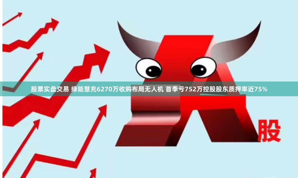 股票实盘交易 绿能慧充6270万收购布局无人机 首季亏752万控股股东质押率近75%
