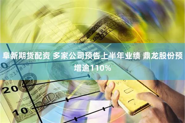 阜新期货配资 多家公司预告上半年业绩 鼎龙股份预增逾110%